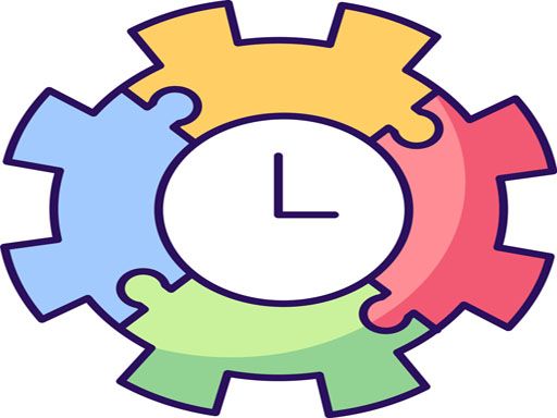 clock puzzle - browser game screenshot