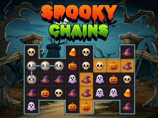 Spooky Chains - browser game screenshot