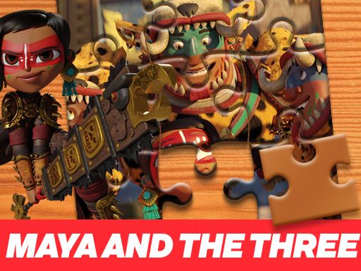 Maya and the Three Jigsaw Puzzle Maya and the Three Jigsaw Puzzle - browser game screenshot