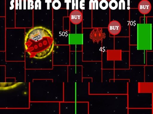 Shiba Inu To The Moon - browser game screenshot