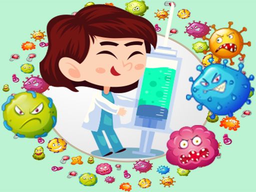 Virus Bubble Shooter - browser game screenshot