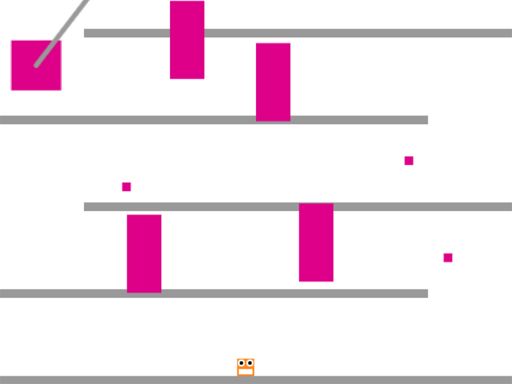 Impossible Platform Game - browser game screenshot