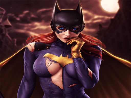 BatGirl Jump Force - browser game screenshot