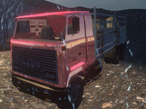 Simulated Truck Driving - browser game screenshot