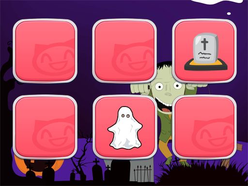 Halloween Memory GF - browser game screenshot
