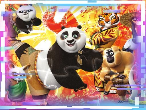 Kungfu Panda Match3 Puzzle - browser game screenshot