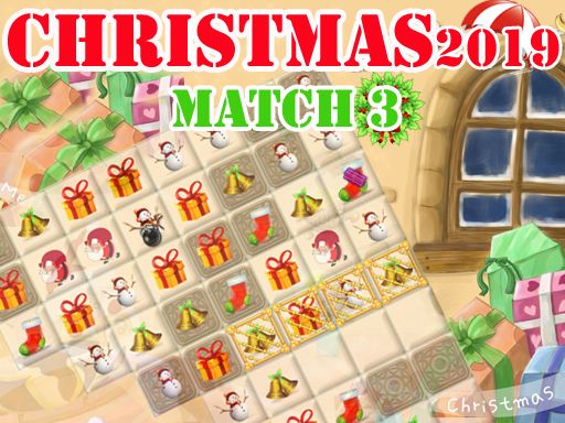 Christmas 2019 Match 3 - browser game screenshot