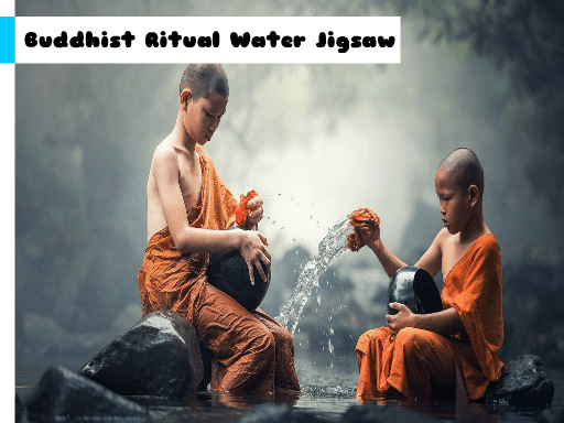 Buddhist Ritual Water Jigsaw - browser game screenshot