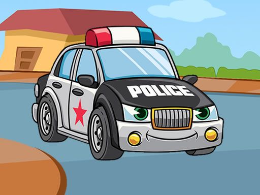 Police Cars Jigsaw Police Cars Jigsaw - browser game screenshot