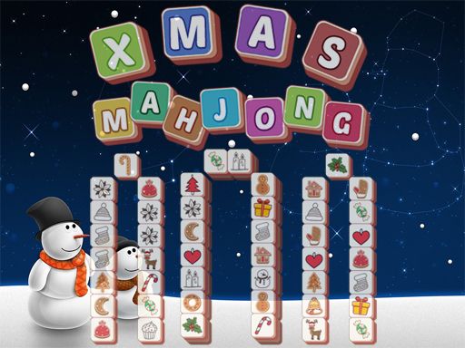 Xmas Mahjong Tiles - browser game screenshot