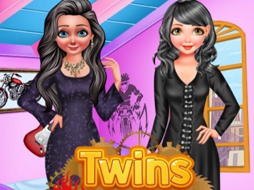 TWINS PUNK FASHION - browser game screenshot