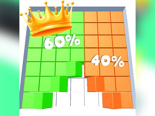 Color Blocks vs Blocks 3D - Blocks battle - browser game screenshot