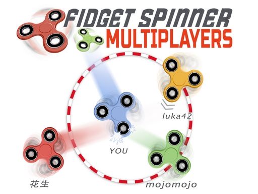 Fidget spinner multiplayers - browser game screenshot