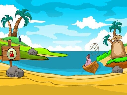Boat Man Escape 3 - browser game screenshot