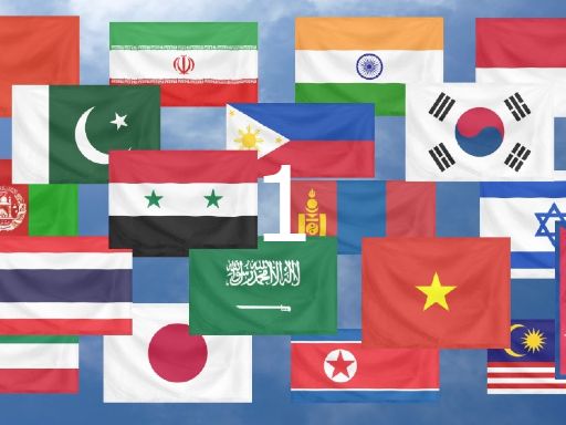 Asian countries capital Quiz (part-1) - browser game screenshot
