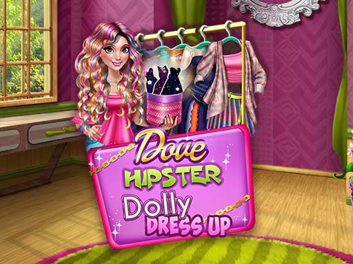Hipster Dolly Dress Up - browser game screenshot
