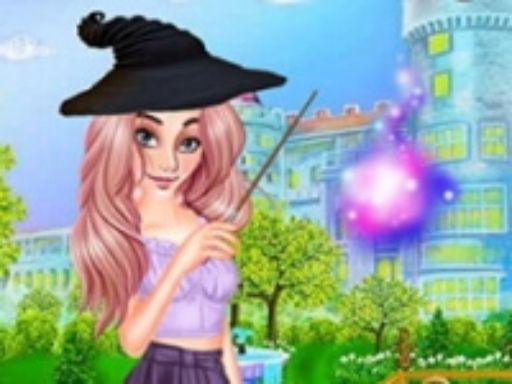 Little Witch New School Life - browser game screenshot