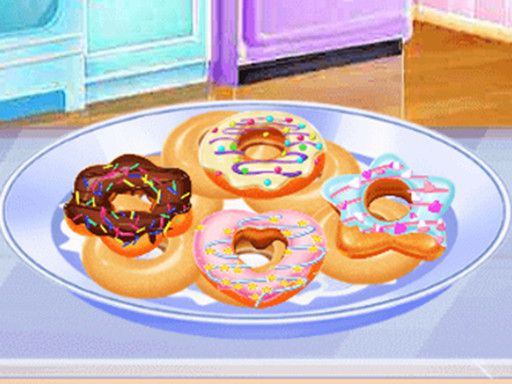 Donuts Cooking Challenge - browser game screenshot