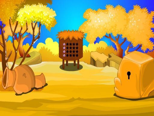 Yellow Land Escape - browser game screenshot