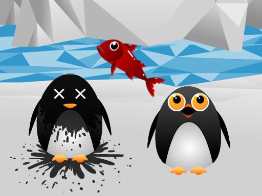 Hungry Penguin - browser game screenshot