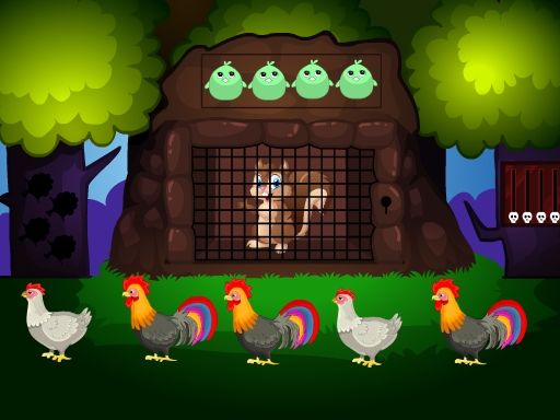 Rescue The Squirrel - browser game screenshot
