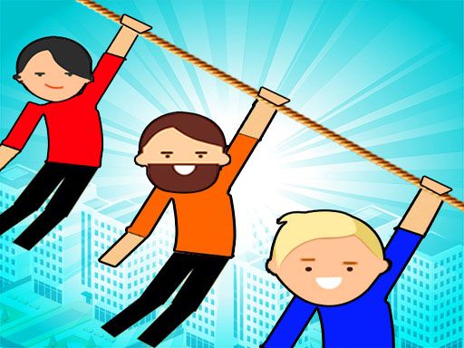Zipline Rescue Puzzle - browser game screenshot