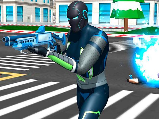 Punch Superhero - browser game screenshot