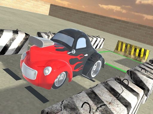 Old Car Parking 3D - browser game screenshot