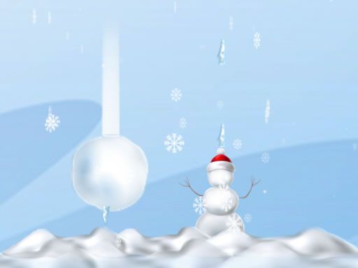 Protect From Snow Balls - browser game screenshot