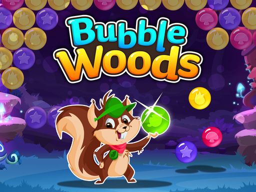 Squirrel Bubble Woods - browser game screenshot
