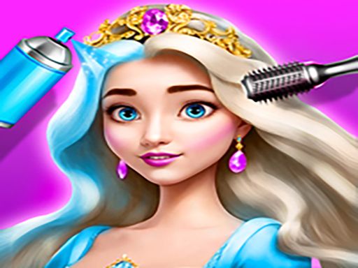 Princess Hair Makeup Salon Princess Hair Makeup Salon - browser game screenshot