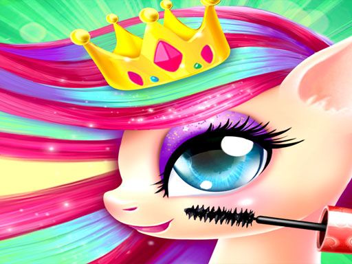 Princess Pony Unicorn Salon - browser game screenshot