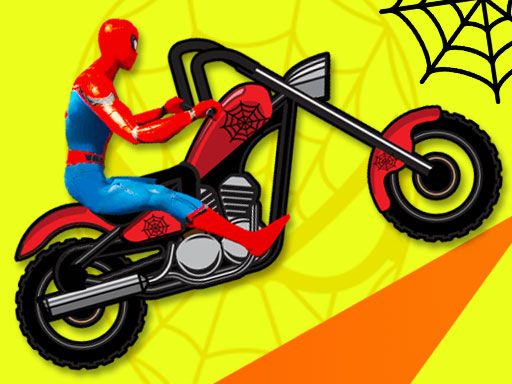 Spiderman Motorbike - browser game screenshot