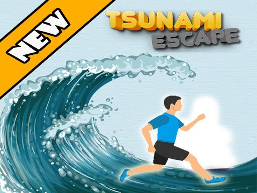 Escape Tsunami - browser game screenshot