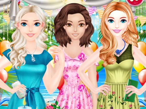 Bffs Summer Tea Party 2 - browser game screenshot