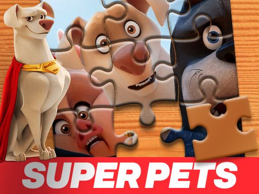 DC League of Super Pets Jigsaw Puzzle DC League of Super Pets Jigsaw Puzzle - browser game screenshot