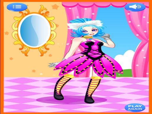 Cat Girl Dress Up - browser game screenshot