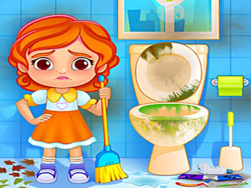 Kids House Cleanup - browser game screenshot