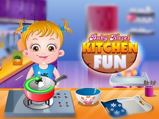 Baby Hazel Kitchen Fun - browser game screenshot
