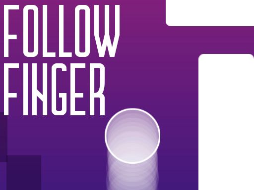 Follow finger - browser game screenshot