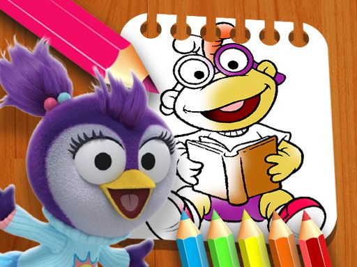 Muppet Babies Coloring Book - browser game screenshot