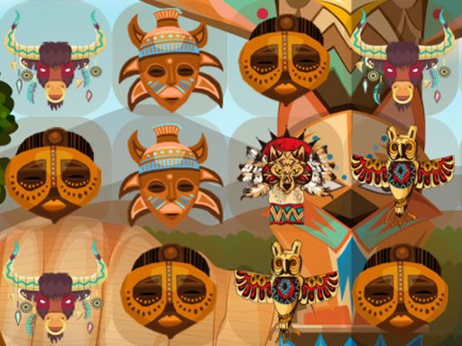 Totem Match 3 - browser game screenshot