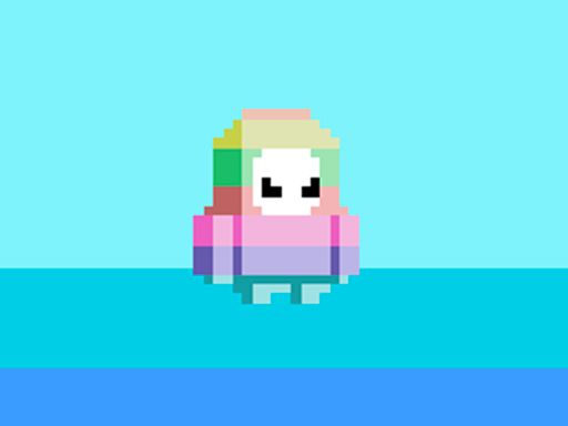 Fall guys runner - browser game screenshot