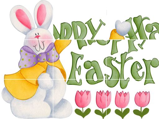 Easter Bunny Slide Easter Bunny Slide - browser game screenshot