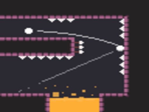 Golf in dungeon - browser game screenshot