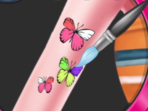 Fashion Arm Tattoo Designer - browser game screenshot