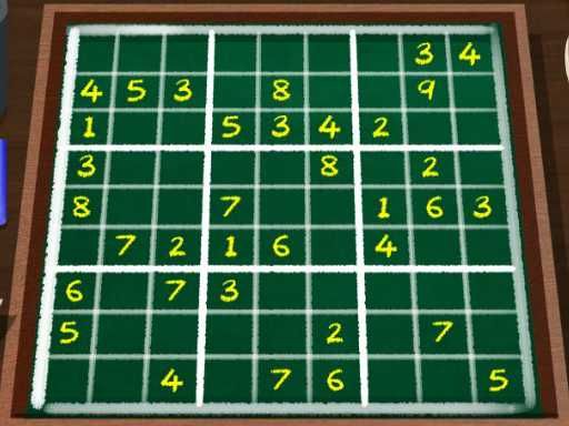 Weekend Sudoku 09 - browser game screenshot