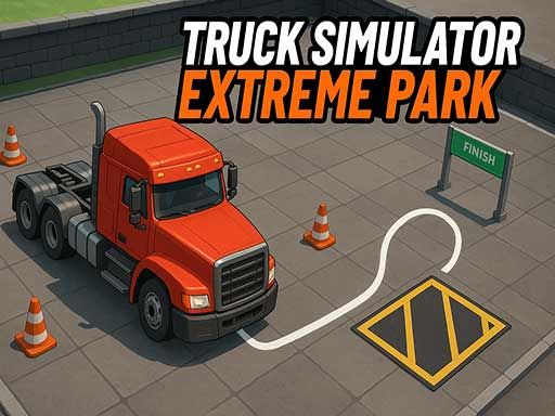 Truck Simulator Extreme Park - browser game screenshot