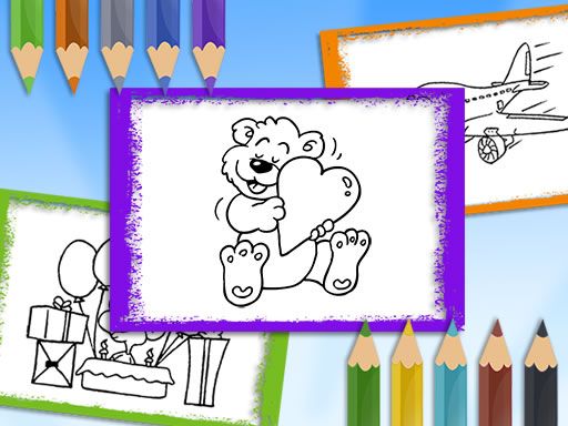 Cartoon Coloring Book - browser game screenshot