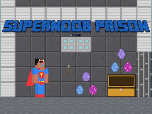 Supernoob Prison Easter - browser game screenshot